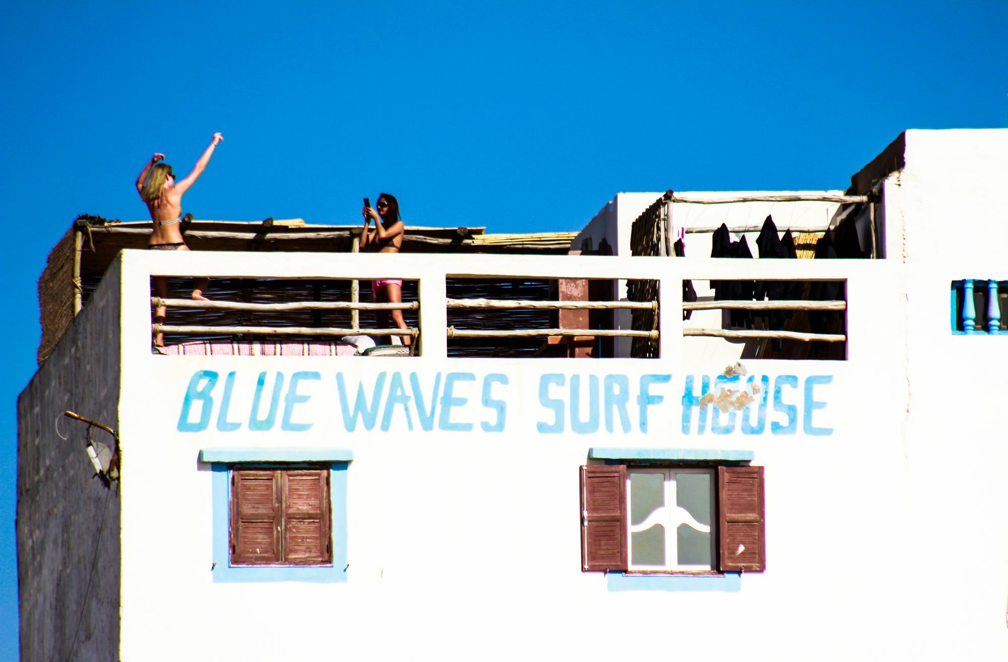 Blue Waves Surf House Hotel Агадир Екстериор снимка